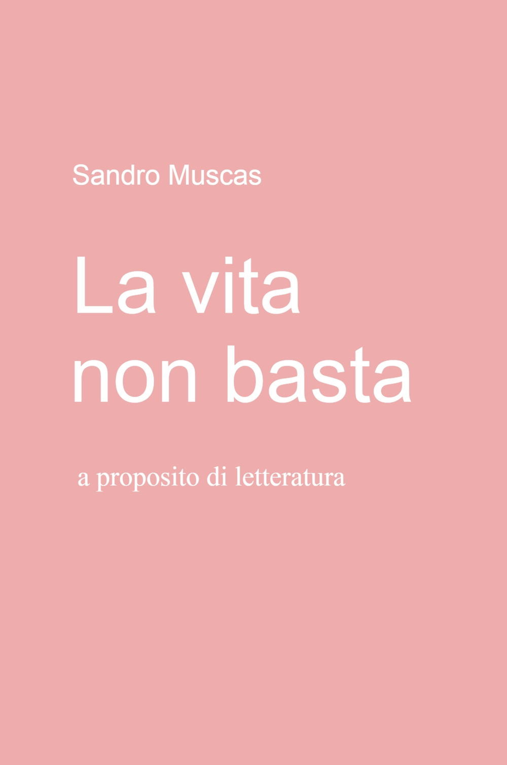 La vita non basta. A proposito di letteratura