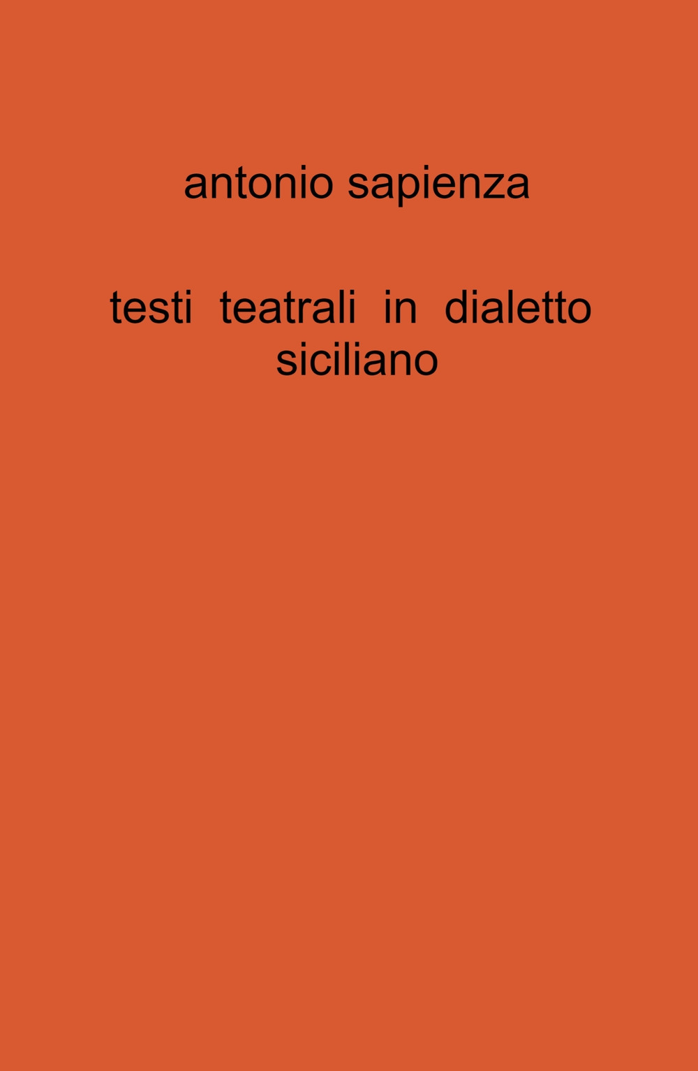 Testi teatrali in dialetto siciliano