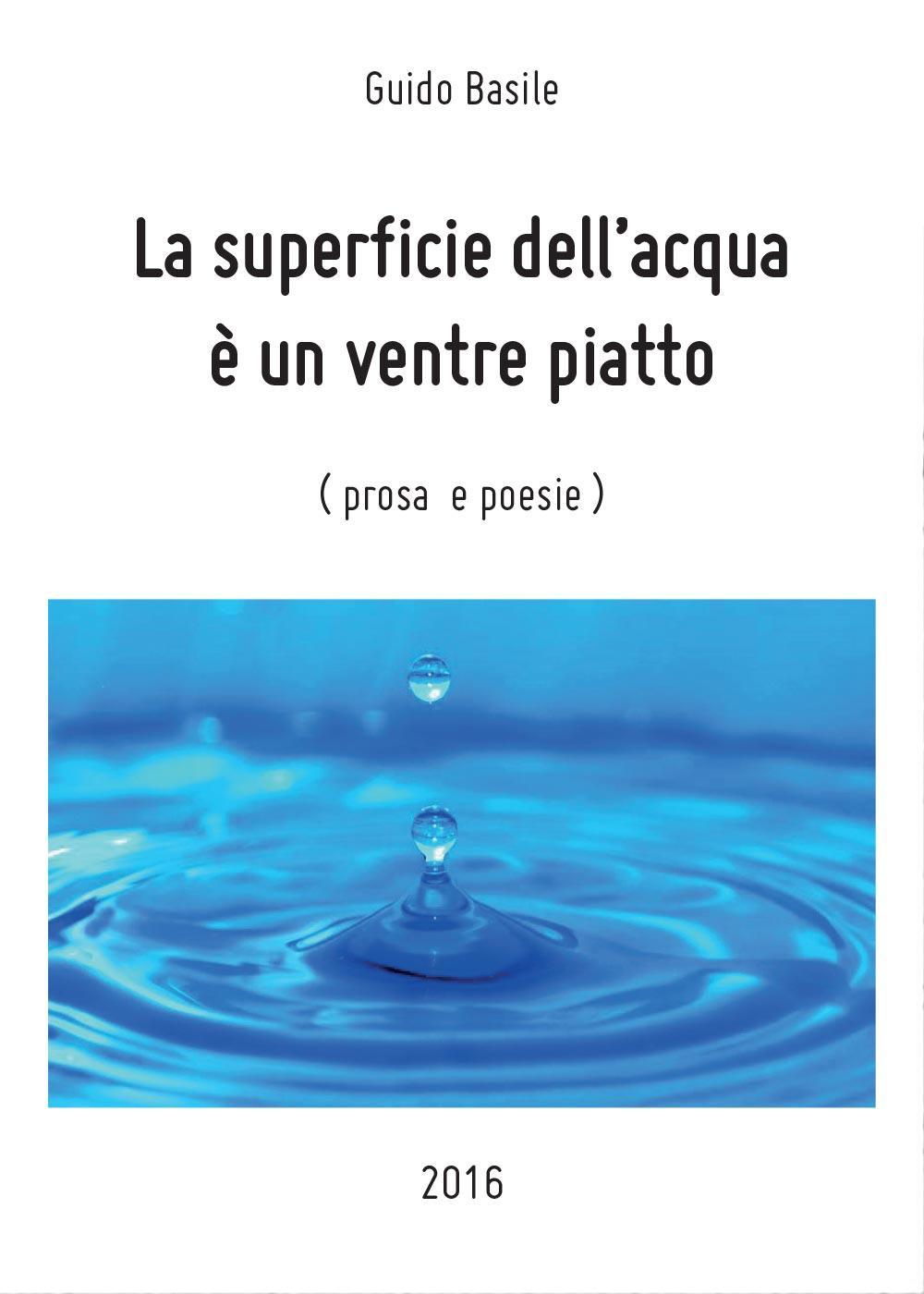 La superficie dell'acqua è un ventre piatto