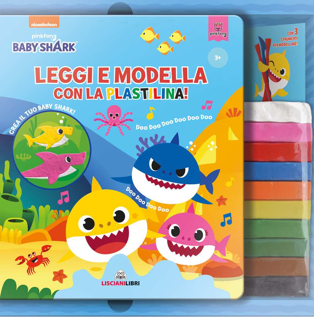 Leggi e modella con la plastilina! Baby Shark. Ediz. a colori. Con gadget