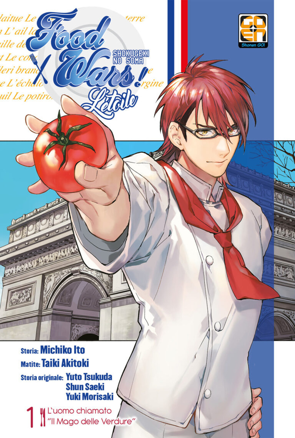 L'étoile. Food wars. Vol. 1: L' uomo chiamato «il mago delle verdure»