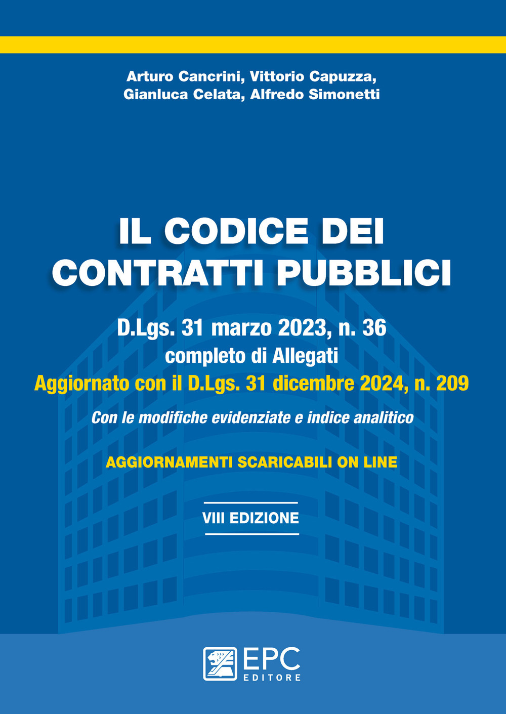 Il codice dei contratti pubblici. D.Lgs. 31 marzo 2023, n. 36 completo di Allegati e aggiornato con il D.Lgs. 31 dicembre 2024, n. 209. Con le modifiche evidenziate e indice analitico. Nuova ediz. Con aggiornamenti