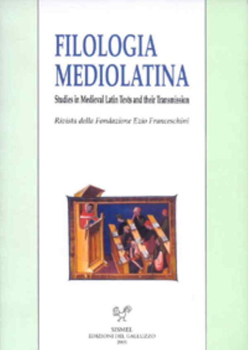 Filologia mediolatina. Studies in medieval latin texts and their transmission (2021). Vol. 28