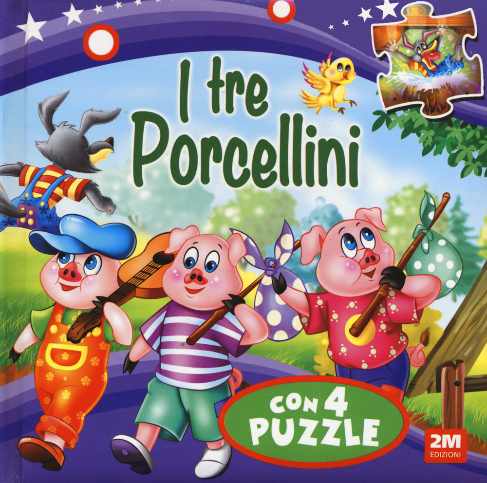 I tre porcellini. Libro puzzle