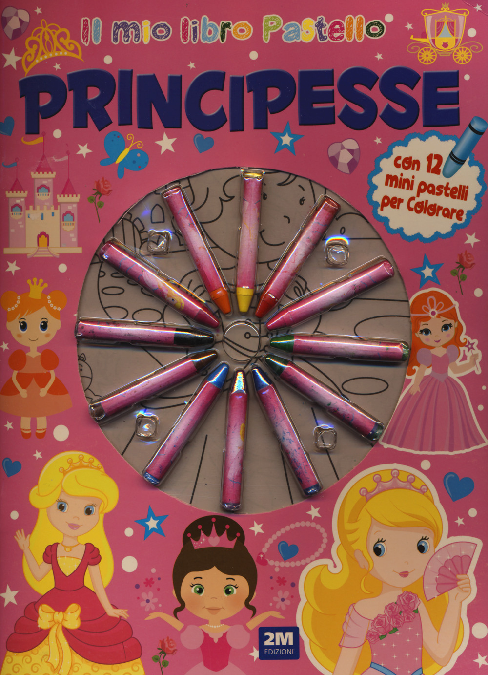 Principesse. Ediz. illustrata. Con 12 pastelli