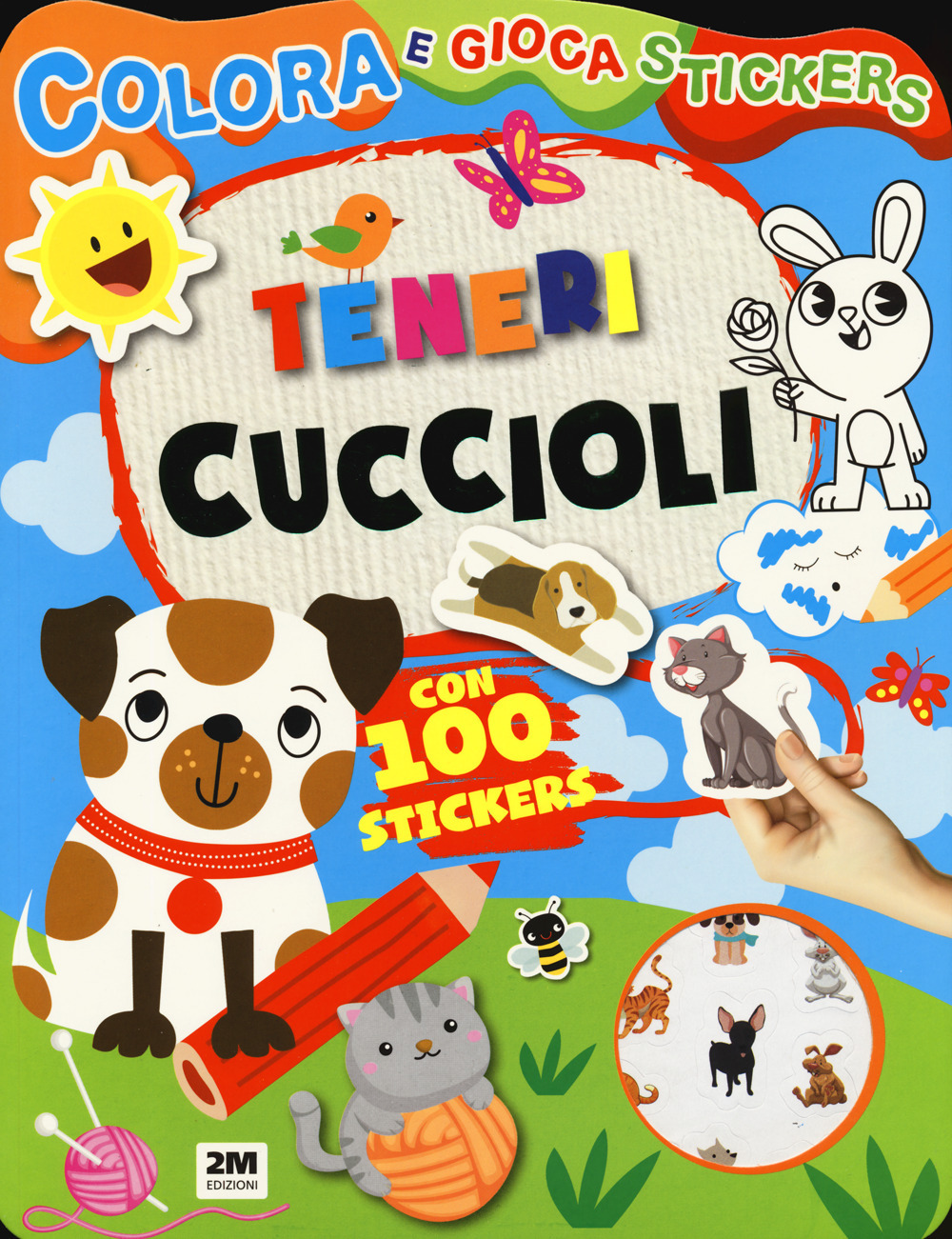 Teneri cuccioli. Colora e gioca stickers. Ediz. a colori