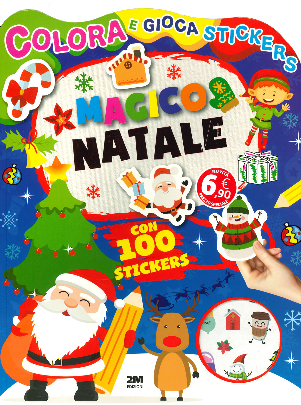 Magico Natale. Colora e gioca stickers. Ediz. illustrata