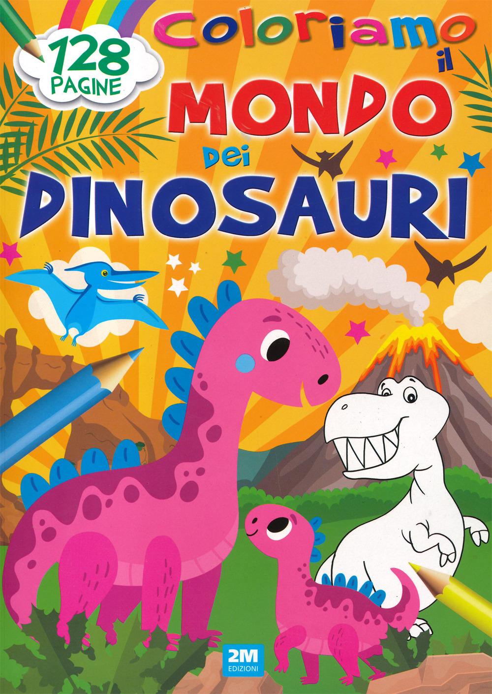 Coloriamo il mondo dei dinosauri. Ediz. a colori