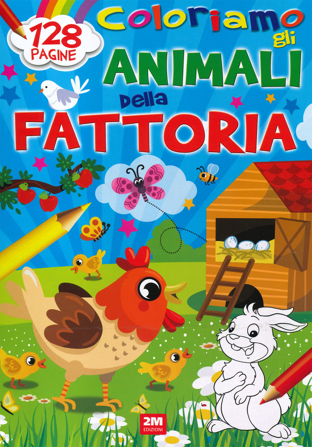 Coloriamo gli animali della fattoria. Ediz. a colori