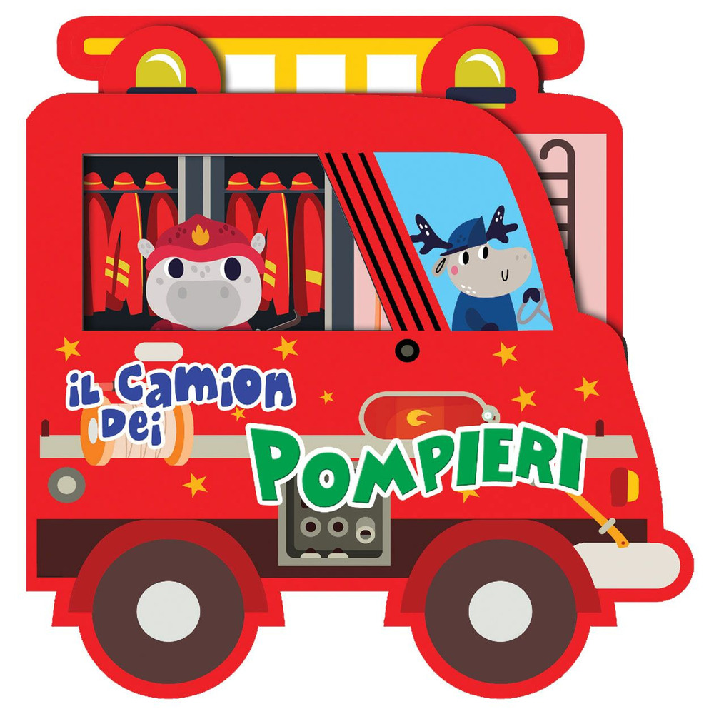 Il camion dei pompieri. Libro sagomato in EVA. Ediz. a colori