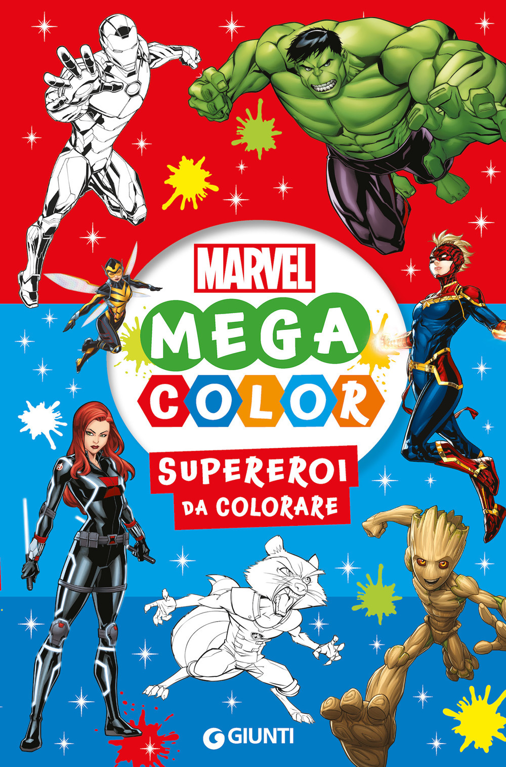 Mega color Marvel. Supereroi da colorare