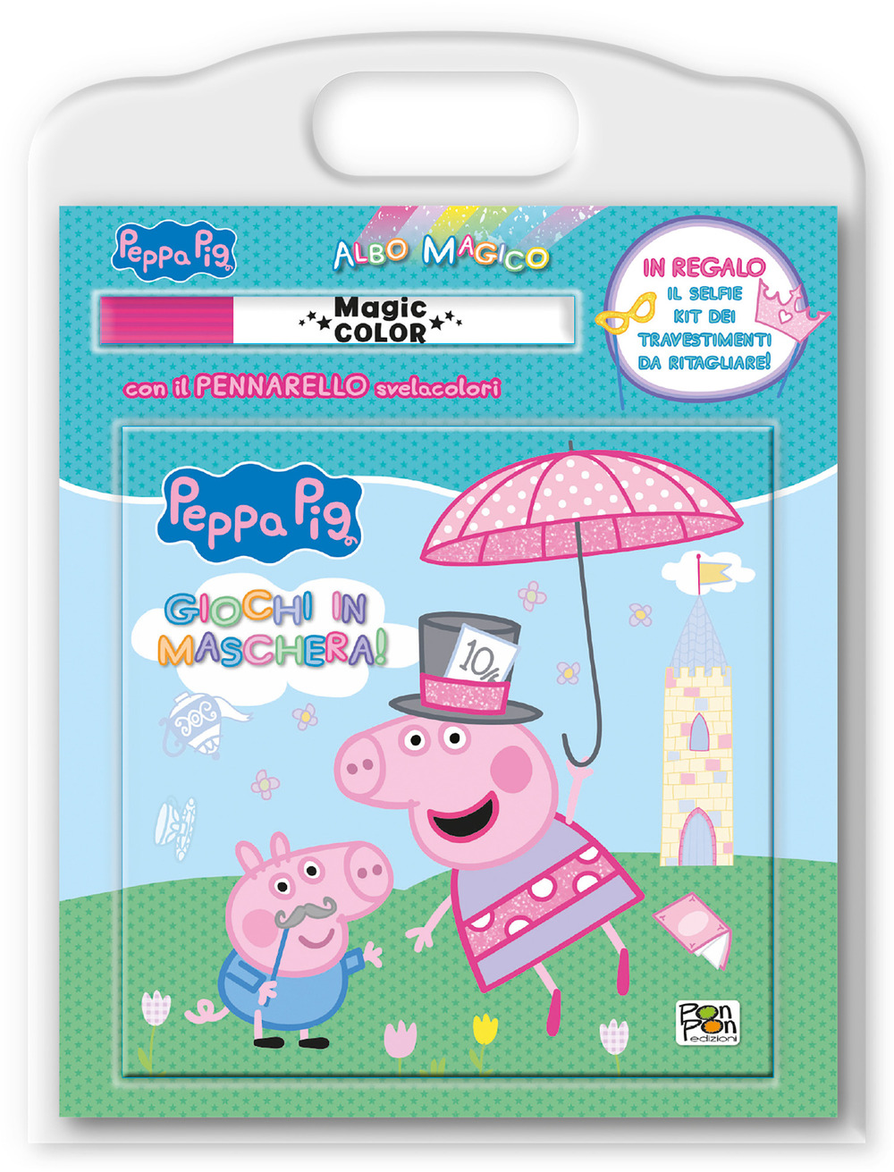 Giochi in maschera. Peppa Pig. Albo magico. Ediz. a colori. Con pennarello svelacolori