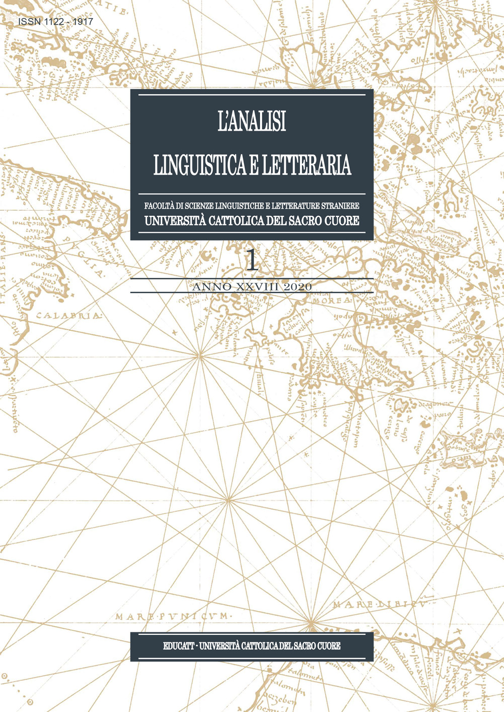 L'analisi linguistica e letteraria (2020). Vol. 1