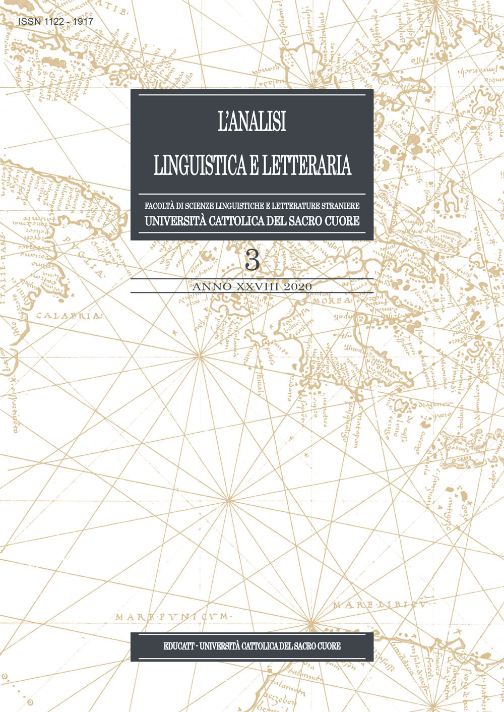 L'analisi linguistica e letteraria (2020). Vol. 3