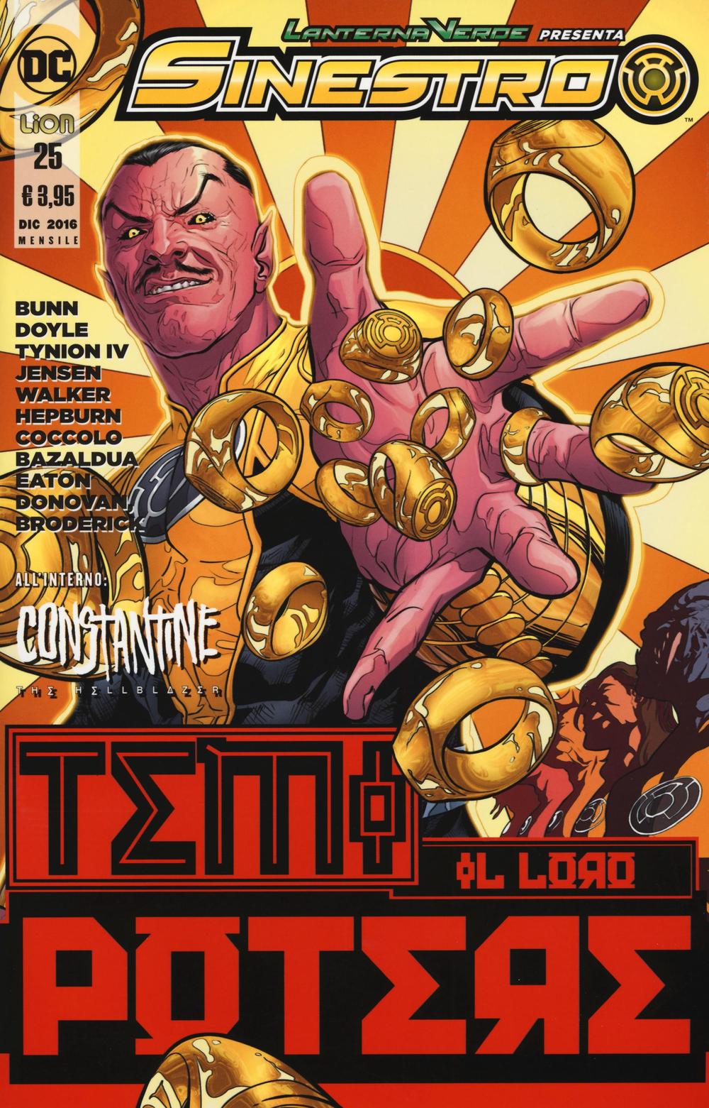 Lanterna verde presenta: Sinestro. Vol. 25