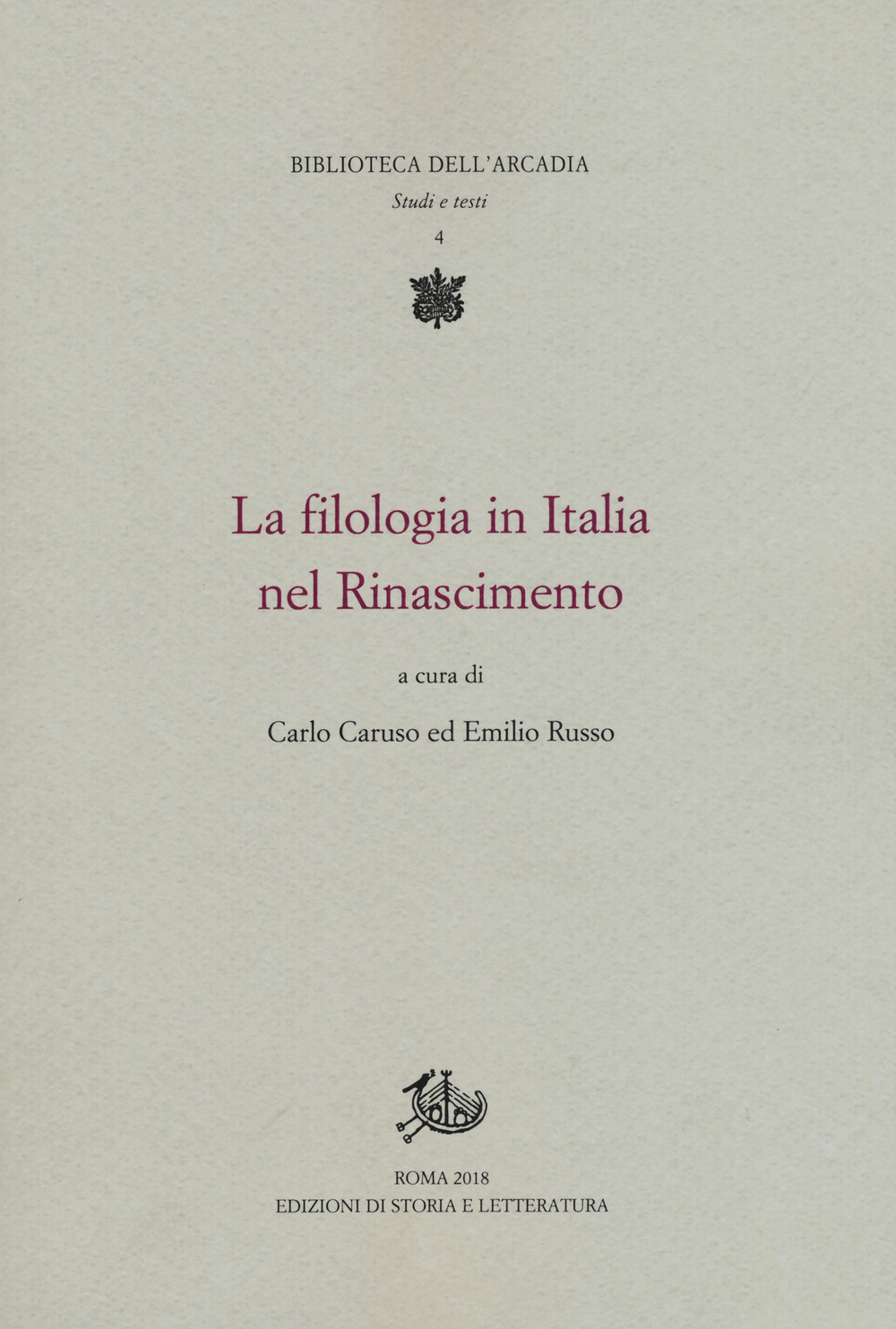 La filologia in Italia nel Rinascimento