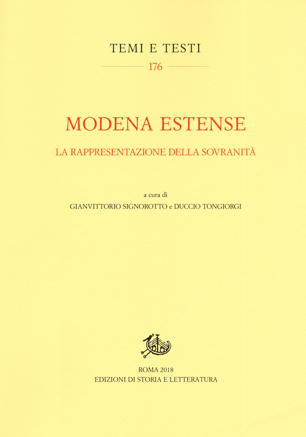 Modena estense. La rappresentazione della sovranità