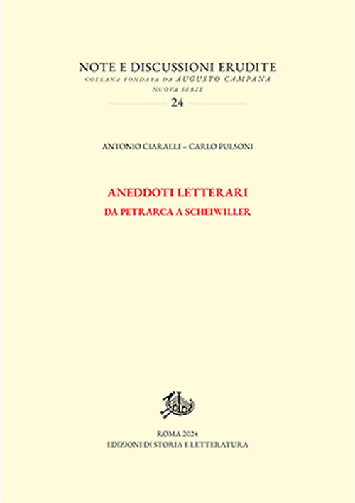 Aneddoti letterari. Da Petrarca a Scheiwiller