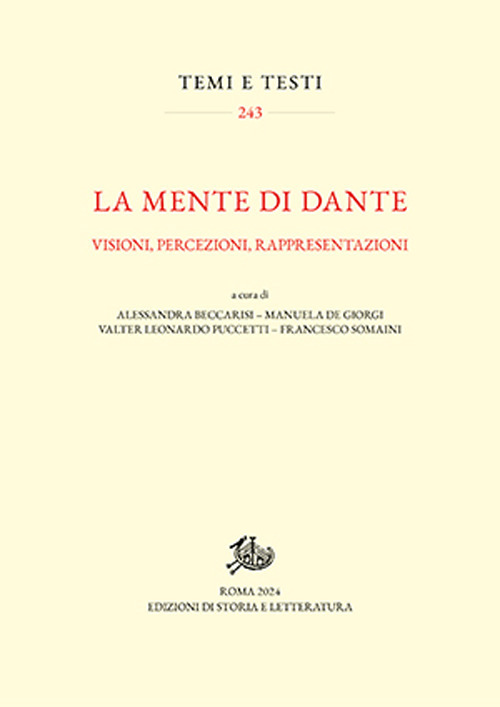 La mente di Dante. Visioni, percezioni, rappresentazioni