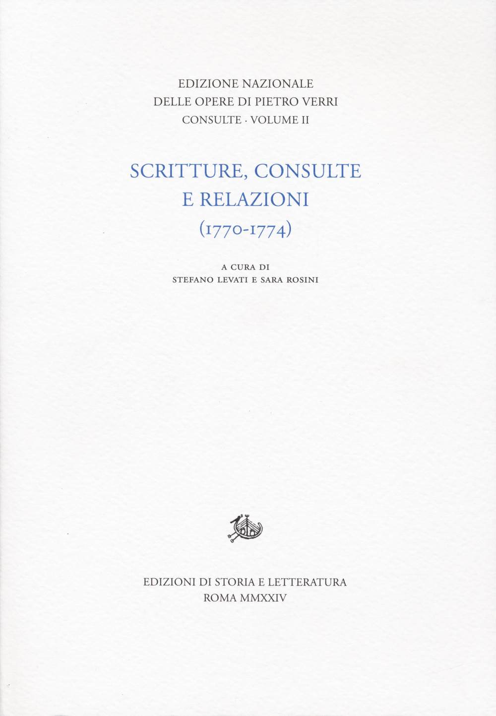 Scritture, consulte, relazioni ii