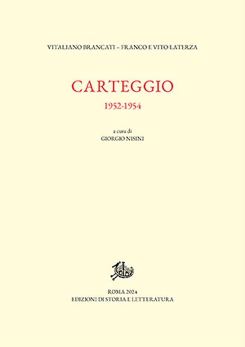 Carteggio 1952-1954