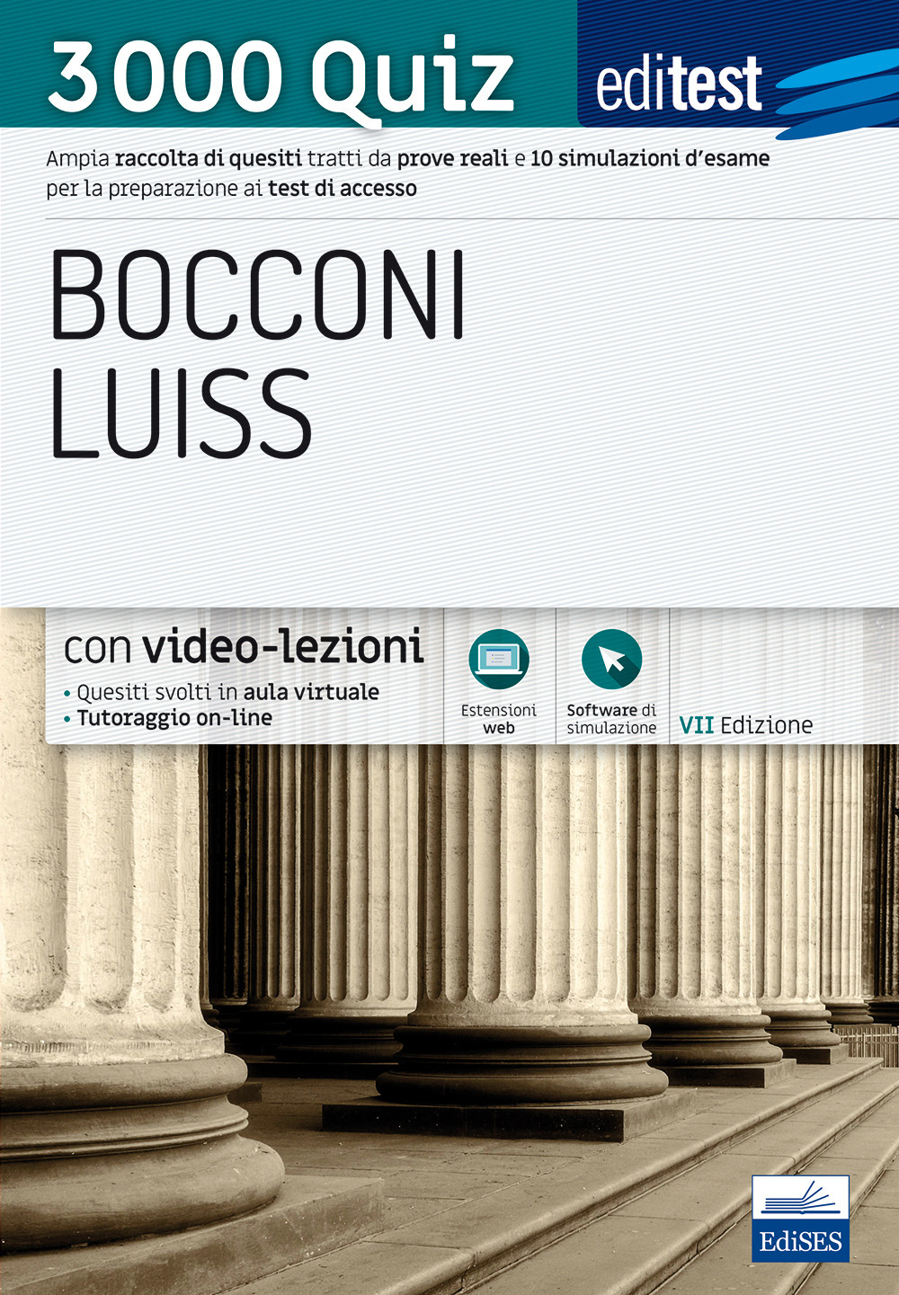 Editest. Bocconi Luiss. 3000 quiz. Ampia raccolta di quesiti tratti da prove reali e 10 simulazioni d'esame per la preparazione ai test di accesso