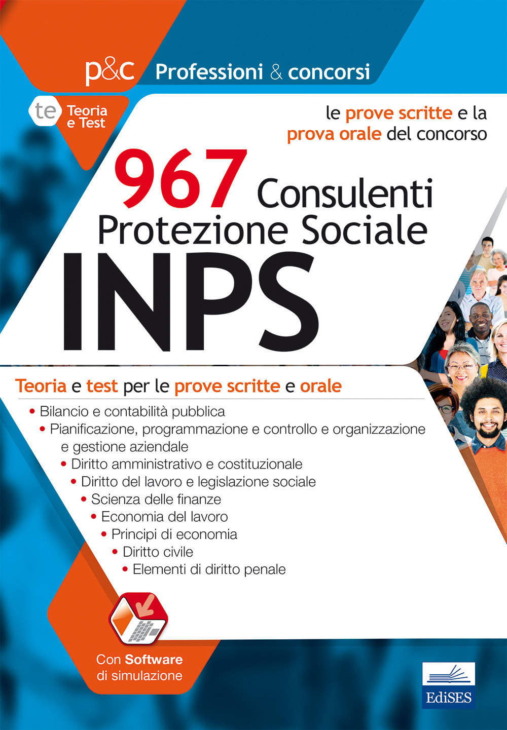 967 consulenti protezione sociale INPS. Teoria e test di verifica per le prove scritte e orale