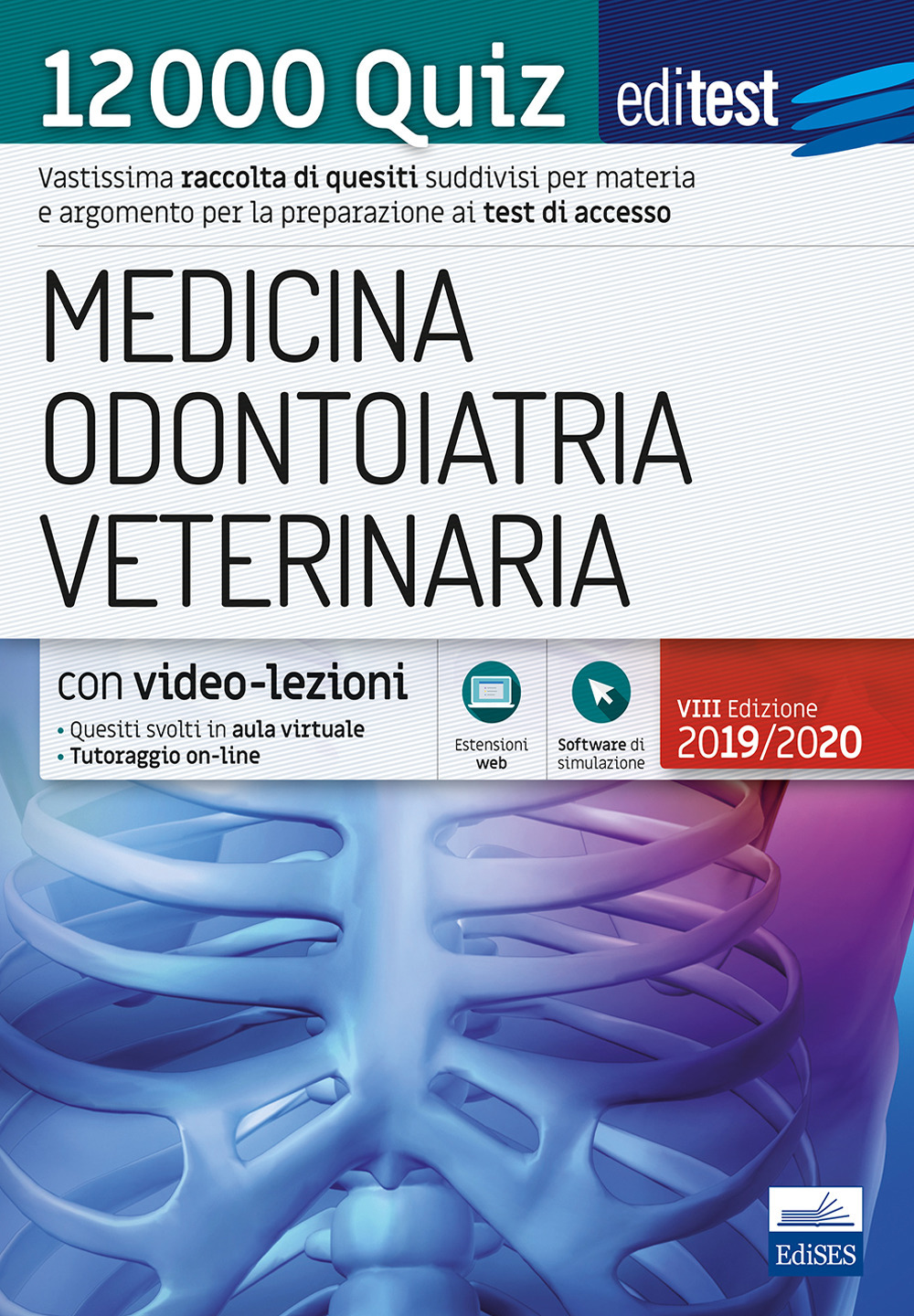 EdiTEST. Medicina, Odontoiatria, Veterinaria. 12000 quiz. Con software di simulazione