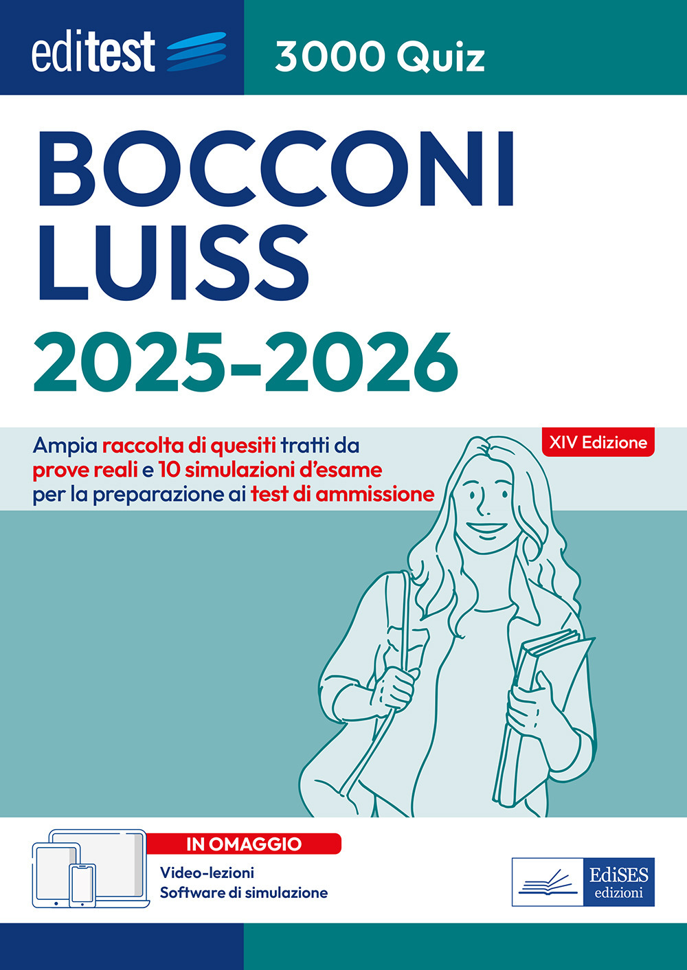 EdiTEST. Bocconi, Luiss. 3000 quiz. Ampia raccolta di quesiti tratti da prove reali e 10 simulazioni d'esame. Con software di simulazione