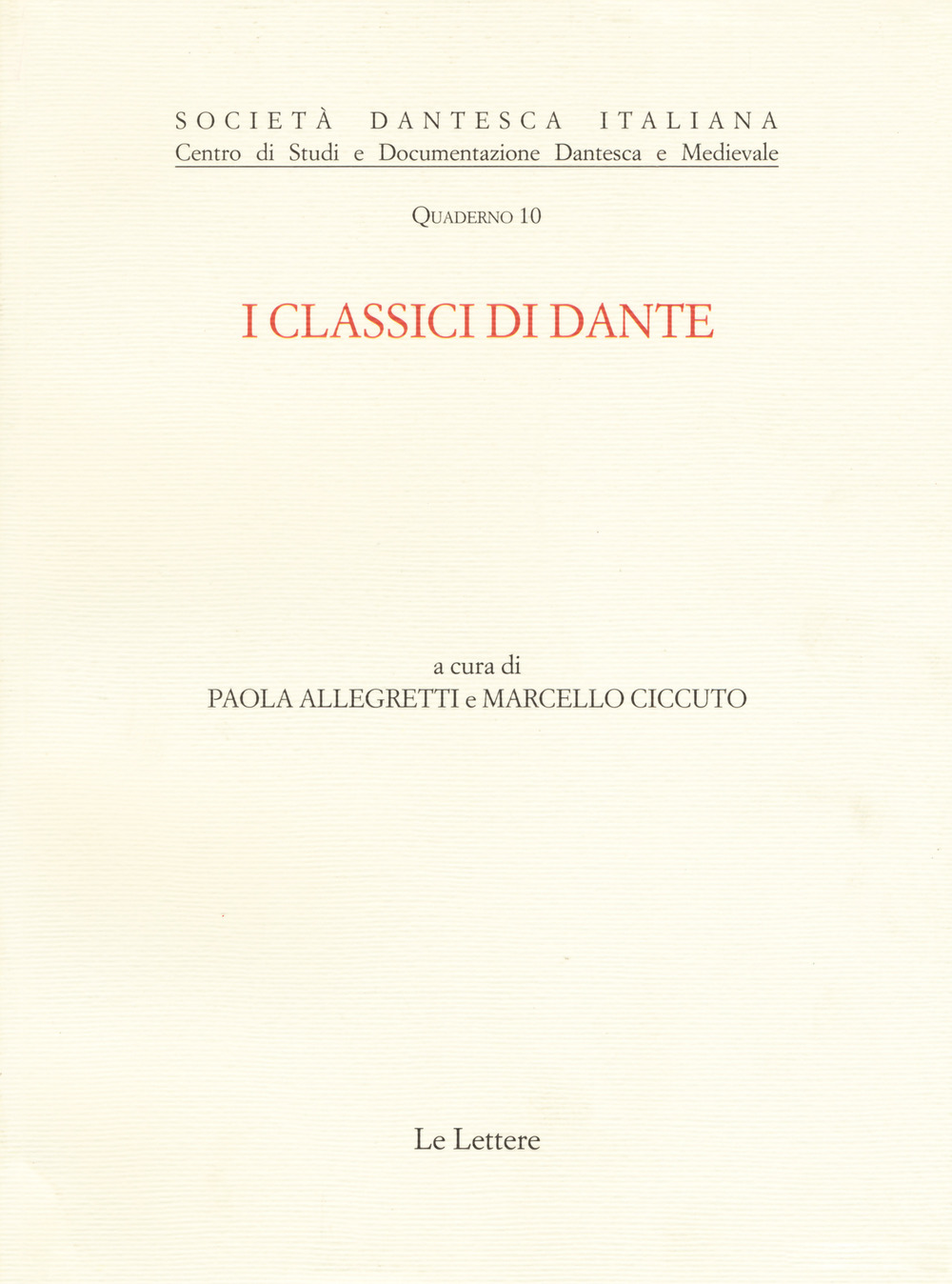 I classici di Dante