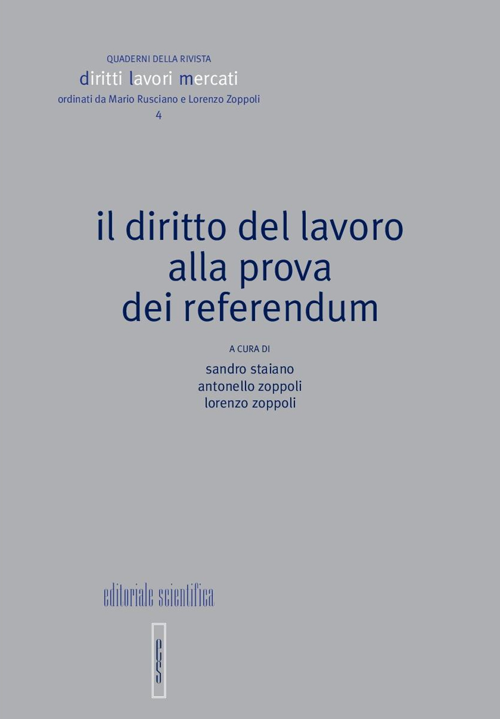 Il diritto del lavoro alla prova dei referendum