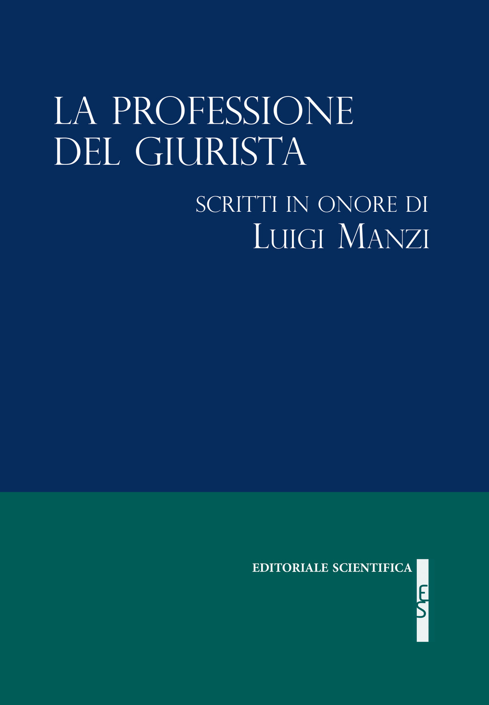 La professione del giurista. Scritti in onore di Luigi Manzi