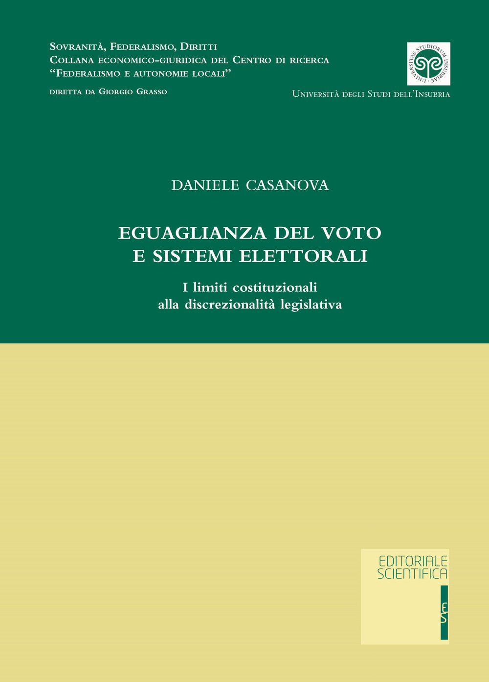 Eguaglianza del voto e sistemi elettorali. I limiti costituzionali alla discrezionalità legislativa