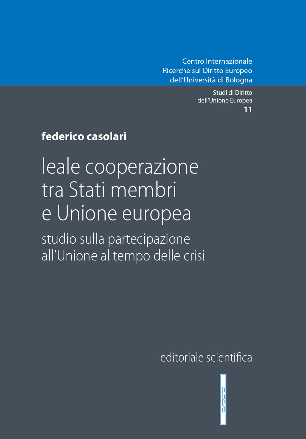 Leale cooperazione tra Stati membri e Unione europea. Studio sulla partecipazione all'Unione al tempo delle crisi