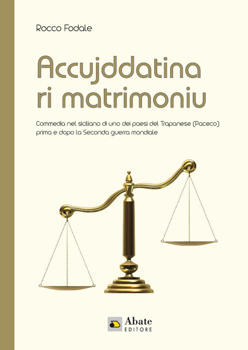 Accujddatina di matrimoniu. Testo siciliano