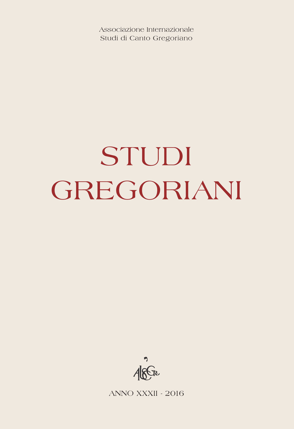 Studi gregoriani (2016)