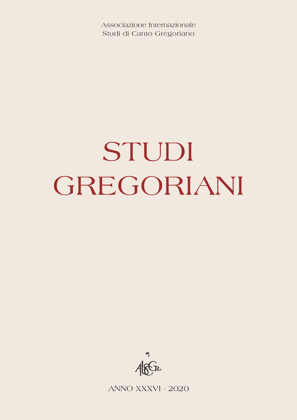 Studi gregoriani (2020). Ediz. multilingue. Vol. 36