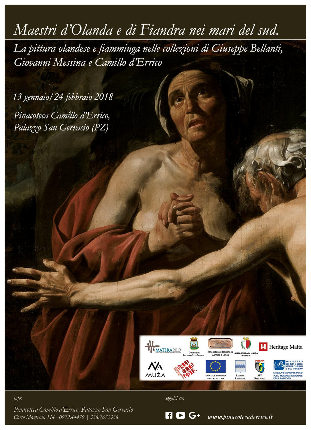 Maestri d'Olanda e di Fiandra nei mari del sud. La pittura olandese e fiamminga nelle collezioni di Giuseppe Bellanti, Giovanni Messina e Camillo d'Errico. Catalogo della mostra (Palazzo San Gervasio, 13 gennaio-24 febbraio 2018)