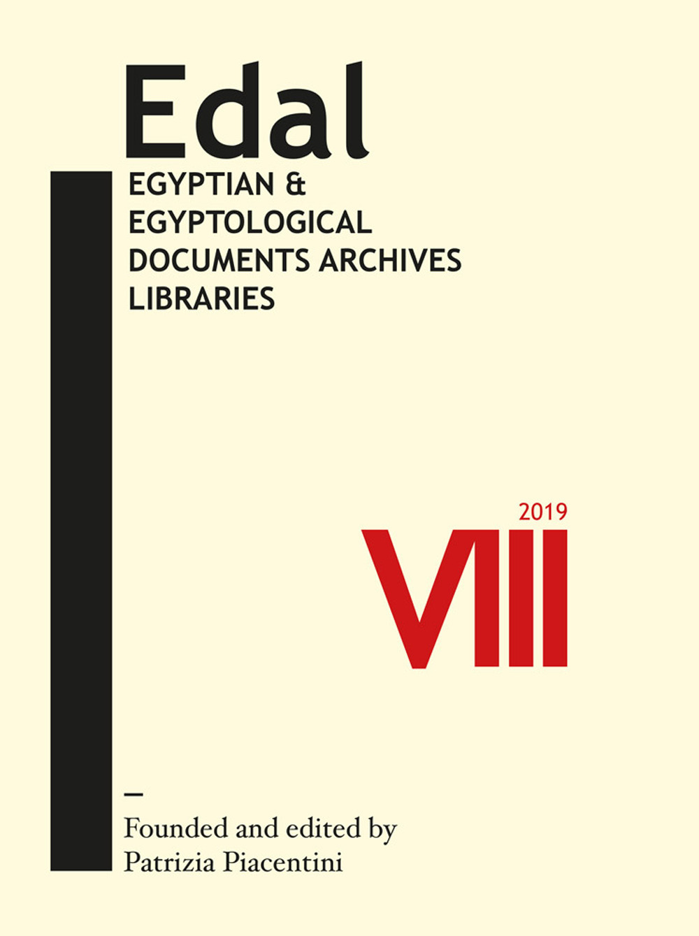 EDAL: egyptian & egyptological documents archives libraries (2019). Vol. 8