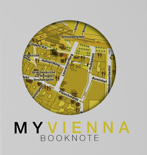 My Vienna book-note. A journey is your story. Con Carta geografica