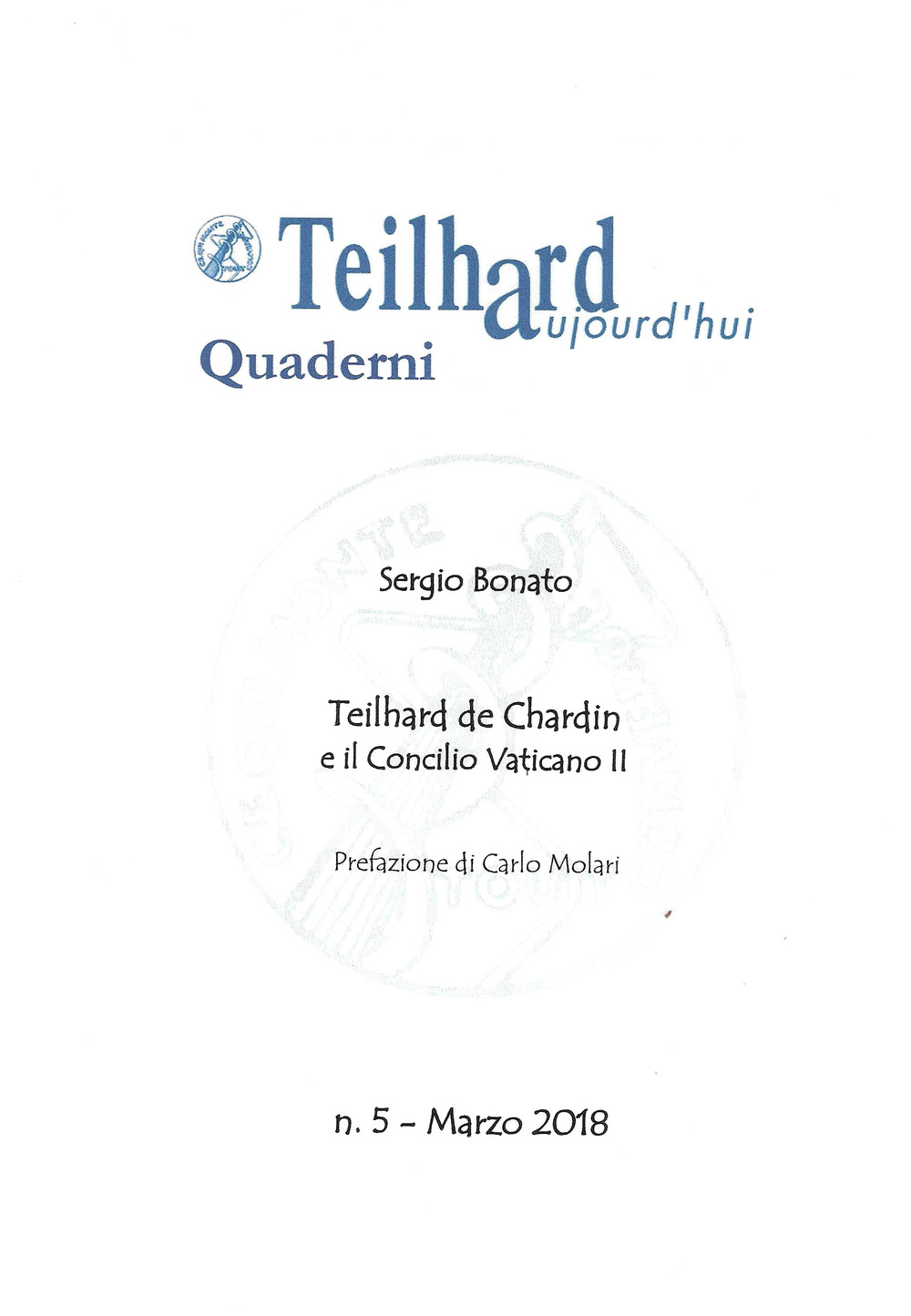 Teilhard de Chardin e il Concilio Vaticano II