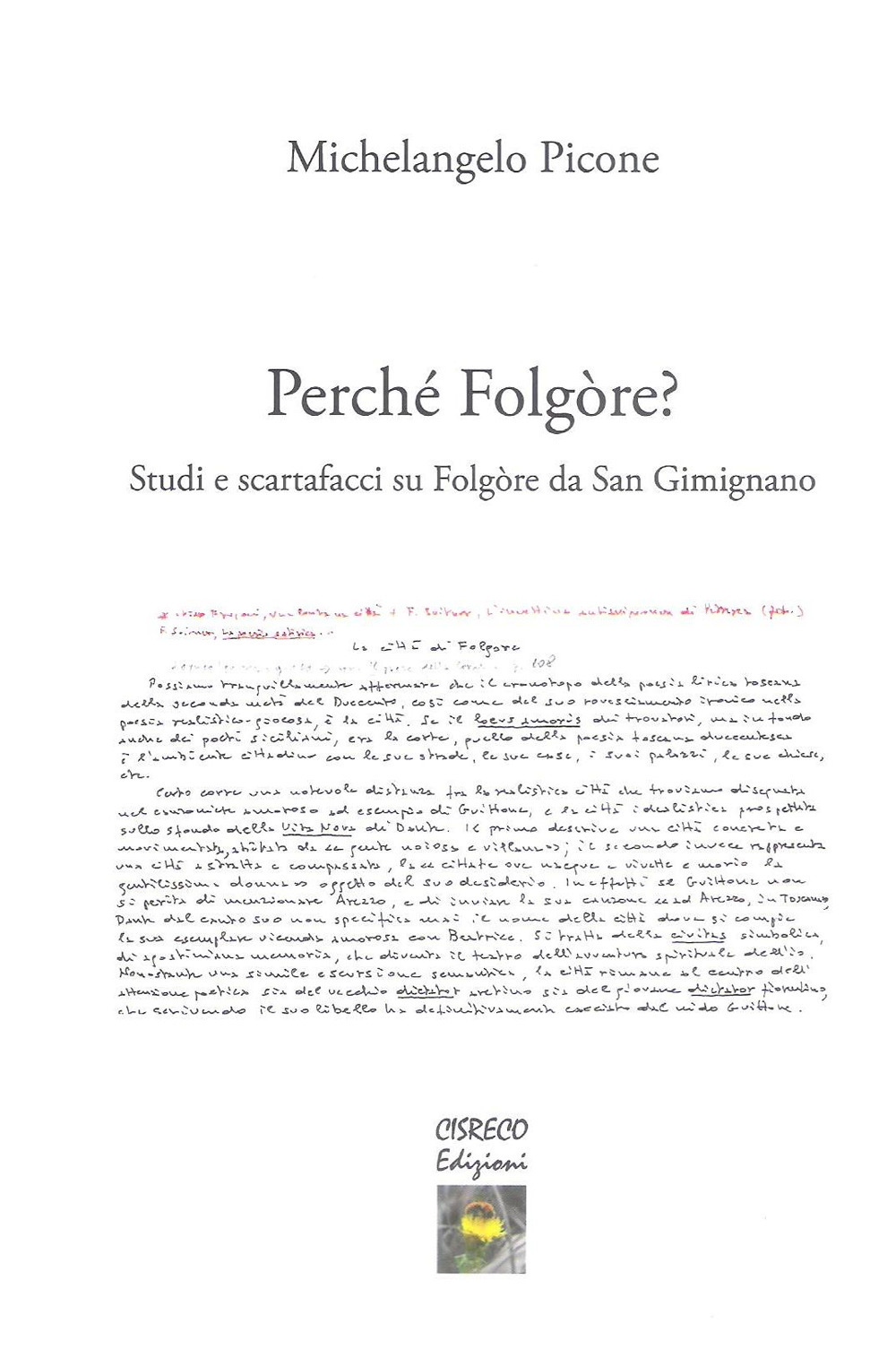 Perché Folgòre? Studi e scartafacci su Folgòre da San Gimignano