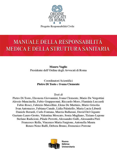 Manuale della responsabilità medica e della struttura sanitaria