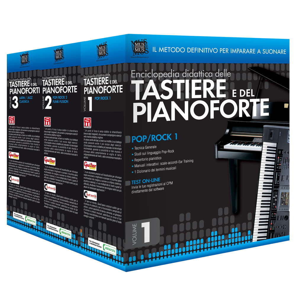 Enciclopedia didattica delle tastiere e del pianoforte. Vol. 1-2-3