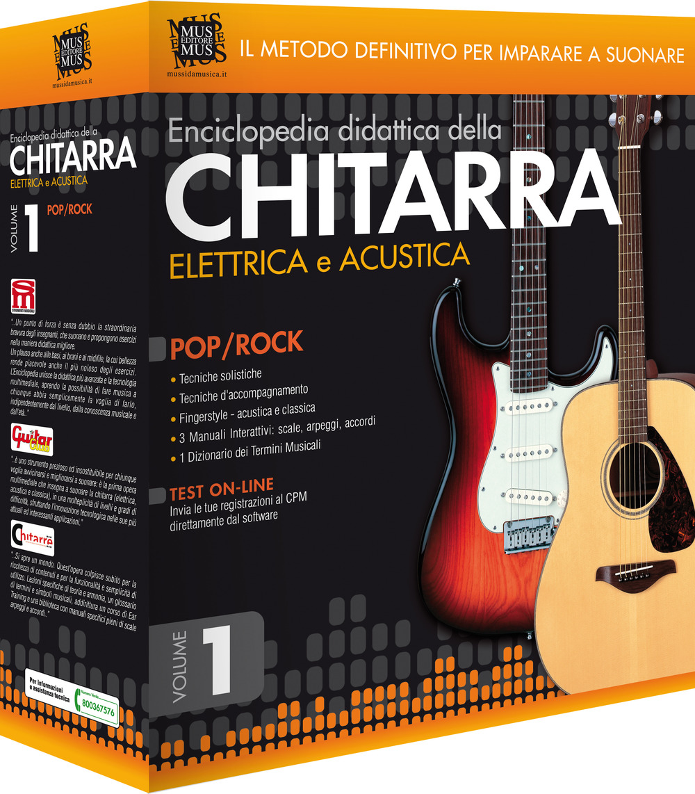 Enciclopedia didattica della chitarra elettrica e acustica. Vol. 1: Pop-rock