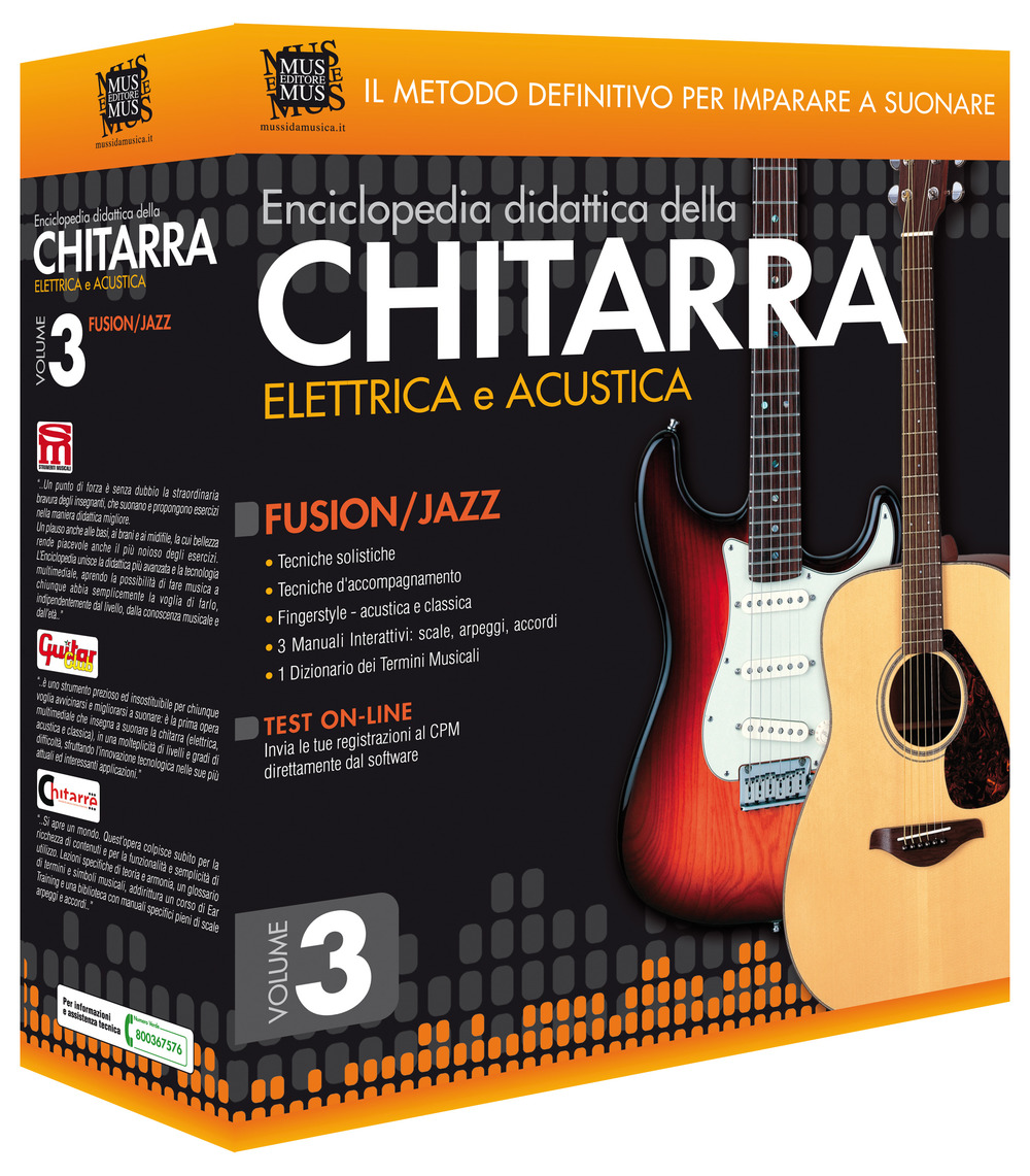 Enciclopedia didattica della chitarra elettrica e acustica. DVD-ROM. Vol. 3: Fusion, jazz