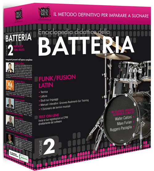 Enciclopedia didattica della batteria. DVD-ROM. Vol. 2: Funk, fusion, latin