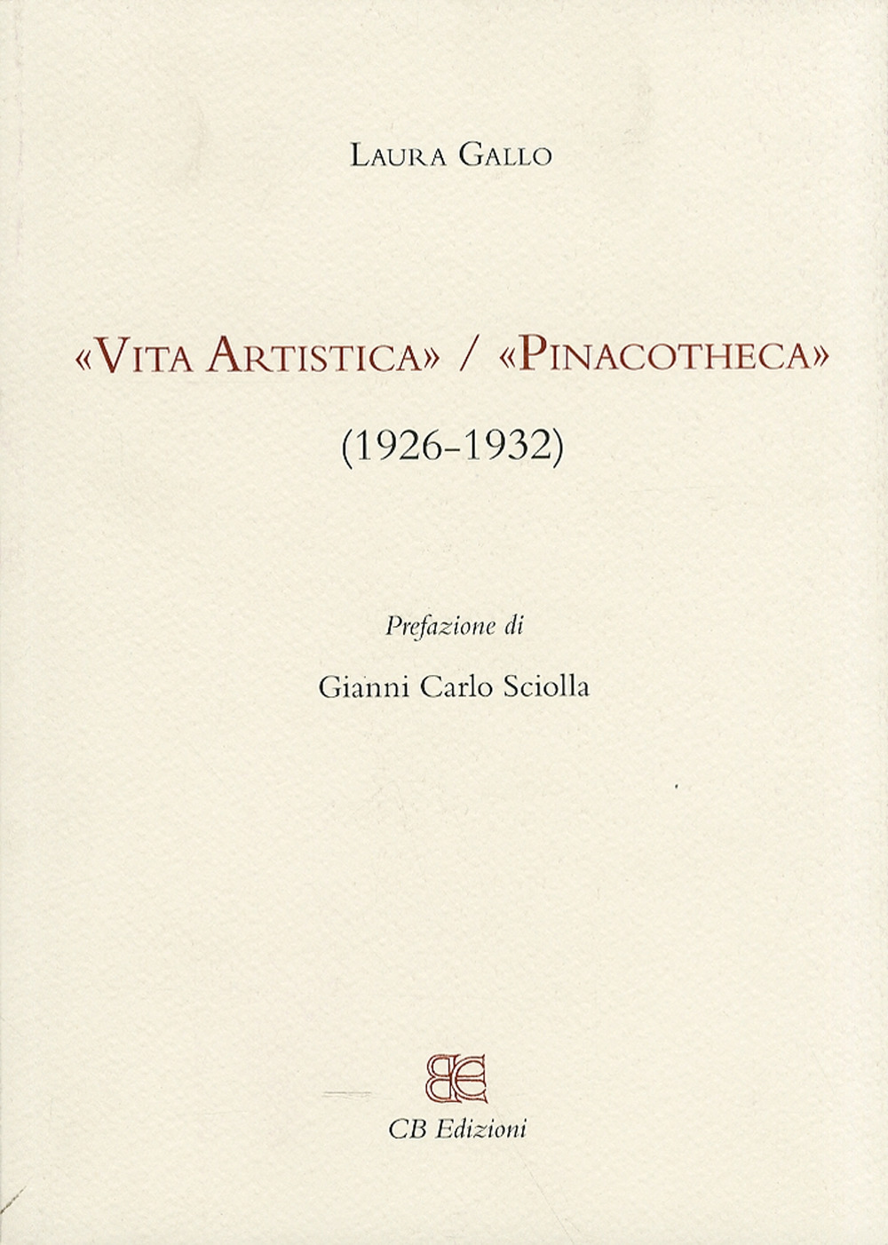 «Vita Artistica»/«Pinacotheca» (1926-1932)