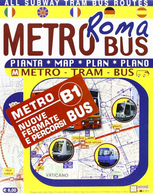 Pianta Roma «metrobus». Q