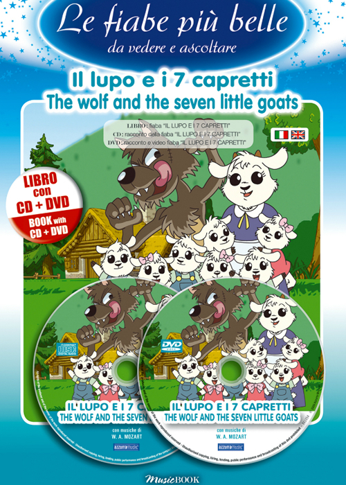 Il lupo e i 7 capretti. Ediz. italiana e inglese. Con CD Audio. Con DVD